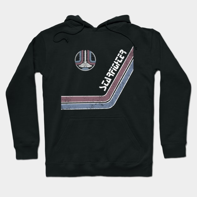 Starfighter Arcade Cabinet Hoodie by Kaybi76